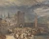 William Turner - 06: Boppard mit Menschen am Rhein, 1817
