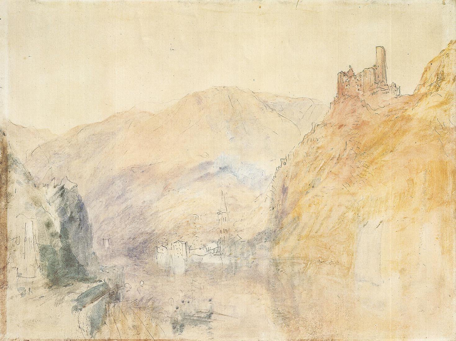 William Turner - 09: Blick zur Burg Maus