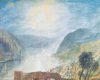 William Turner - Standort 11: Burg Rheinfels, Blick über St.Goar