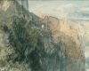William Turner - Standort 12: Blick von Burg Katz auf Burg Rheinfels
