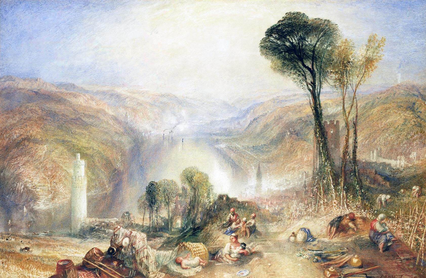 William Turner - Standort 17: Blick auf Oberwesel