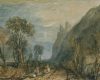 William Turner - Standort 22: Klemenskapelle mit Burg Rheinstein