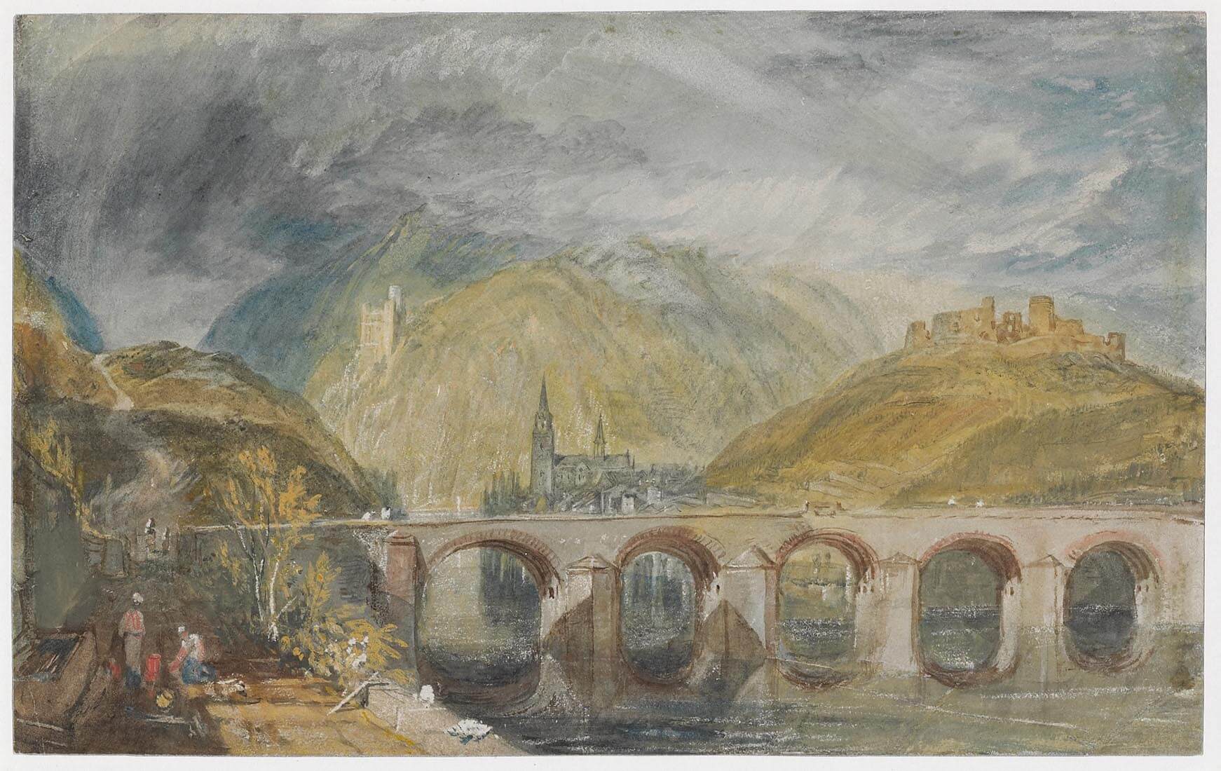 William Turner - Standort 23: Die Nahebrücke bei Bingen