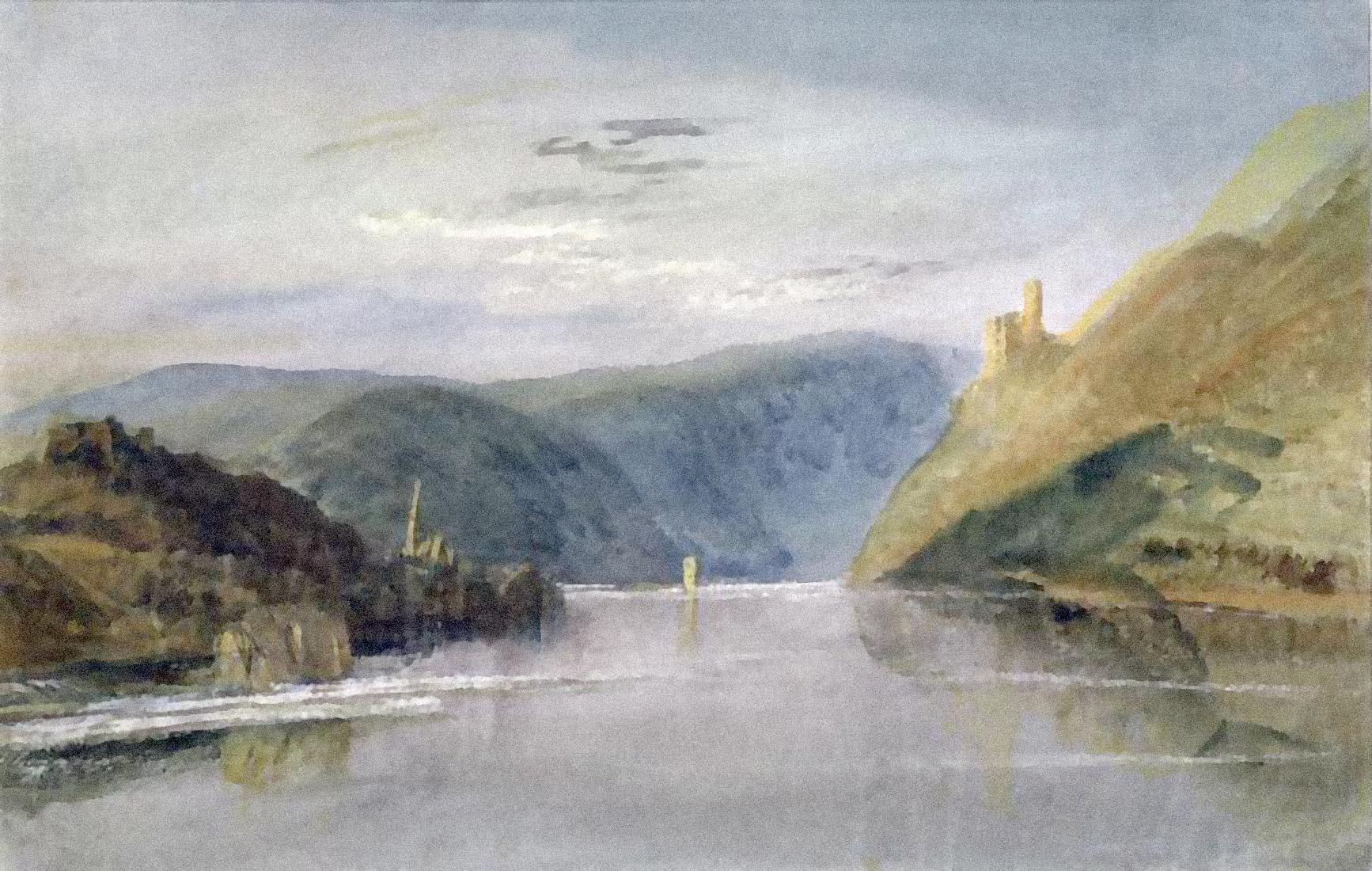William Turner - Standort 24: Mäuseturm und Burg Ehrenfels