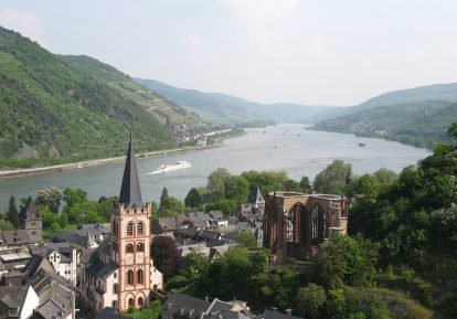 Blick auf Bacharach