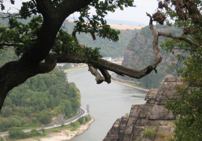 Blick ins Tal der Loreley
