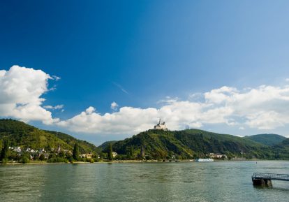Blick zur Marksburg